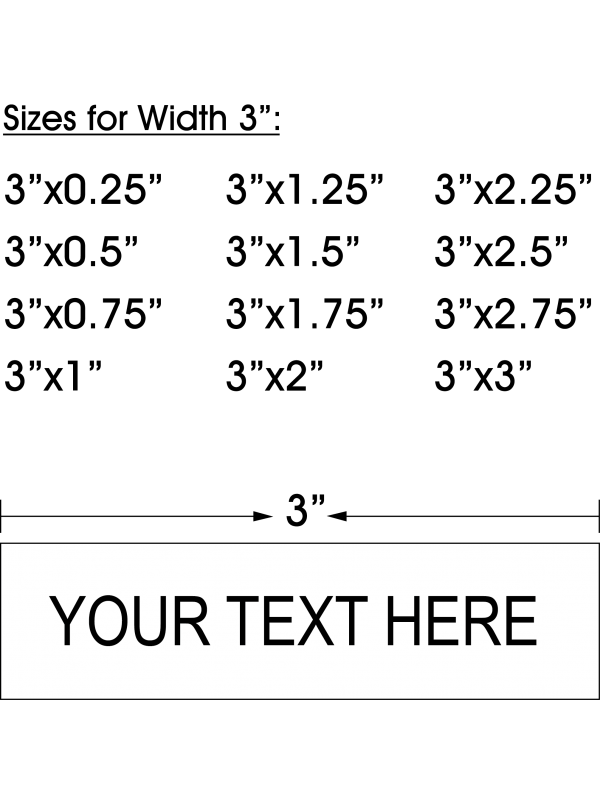 Labels/Tags Width 3"